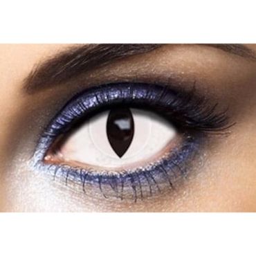 Lentilles yeux de chat blanc "White Cat", effet félin saisissant | jourdefete.com Lentilles yeux de chat blanc "White Cat", effet félin saisissant | jourdefete.com