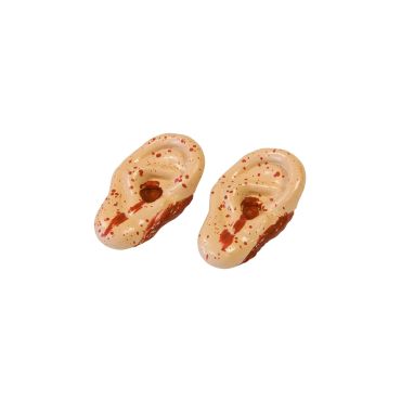 Sachet de 2 oreilles en résine pour une décoration de table horriblement gore. | jourdefete.com Sachet de 2 oreilles en résine pour une décoration de table horriblement gore. | jourdefete.com