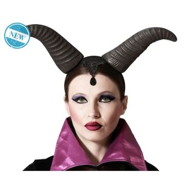 Serre-tête cornes noires pour costume de sorcière maléfique | jourdefete.com Serre-tête cornes noires pour costume de sorcière maléfique | jourdefete.com