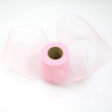 Bobine Tulle Rose Clair Bobine Tulle Rose Clair