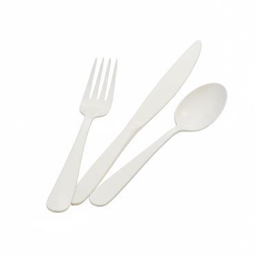 Ménagère jetable blanche 24 couverts – cuillères, fourchettes et couteaux en plastique rigide | jourdefete.com Ménagère jetable blanche 24 couverts – cuillères, fourchettes et couteaux en plastique rigide | jourdefete.com