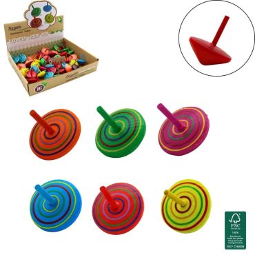 Toupies spirales en bois colorées pour enfants | jourdefete.com
Toupies spirales en bois colorées pour enfants | jourdefete.com