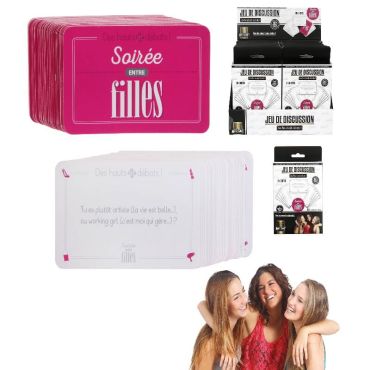 Jeu de discussion débat de soirée entre filles Jeu de discussion débat de soirée entre filles