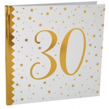 Livre d'Or Anniversaire - Blanc et Or - 30 ans | jourdefete.com Livre d'Or Anniversaire - Blanc et Or - 30 ans | jourdefete.com