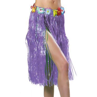Jupe Hawaïenne Violet 80 cm Jupe Hawaïenne Violet 80 cm