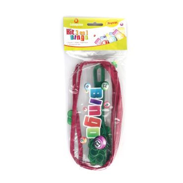 Kit 3 en 1 Bingo - Trousse + 1 bâton magnétique + 100 Pions - Vert Kit 3 en 1 Bingo - Trousse + 1 bâton magnétique + 100 Pions - Vert
