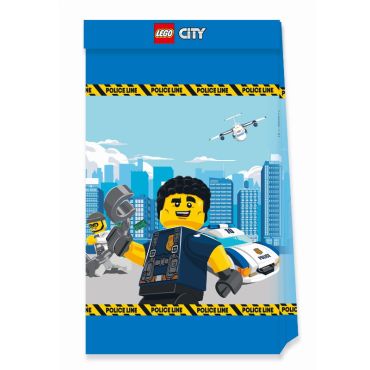 4 sacs cadeaux en papier fsc lego city | jourdefete.com 4 sacs cadeaux en papier fsc lego city | jourdefete.com