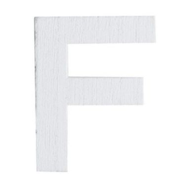 Lettre F en Bois Blanc- 5 cm Lettre F en Bois Blanc- 5 cm