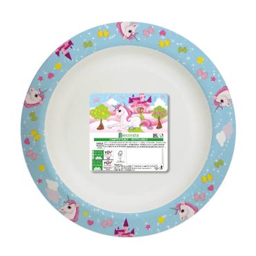 8 assiettes creuses compostables licorne | jourdefete.com 8 assiettes creuses compostables licorne | jourdefete.com