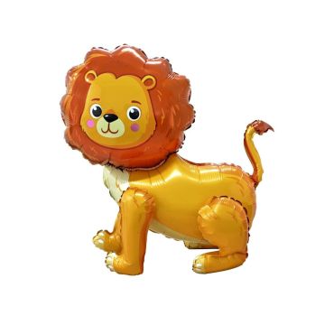 Ballon air 3D lion orange avec crinière, déco jungle ou anniversaire enfant | jourdefete.com Ballon air 3D lion orange avec crinière, déco jungle ou anniversaire enfant | jourdefete.com
