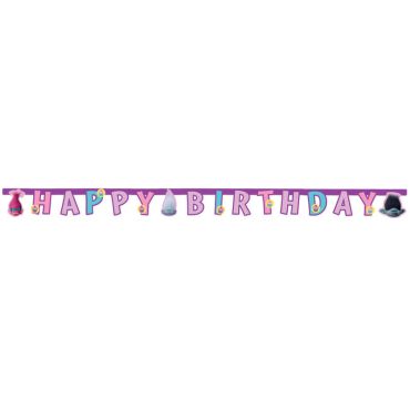 Guirlande Articulée "Happy Birthday" Trolls Guirlande Articulée "Happy Birthday" Trolls
