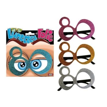 Lunettes Pailletées 80 Ans - Coloris au Choix Lunettes Pailletées 80 Ans - Coloris au Choix