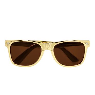 Une paire de lunettes à la monture dorée | jourdefete.com