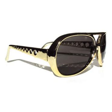 lunettes rockeur elvis dorées lunettes rockeur elvis dorées