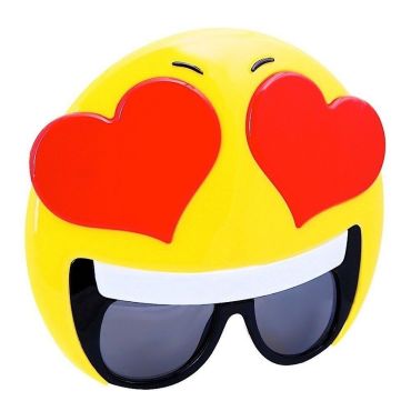Lunettes Emoji Cœur Adulte Lunettes Emoji Cœur Adulte