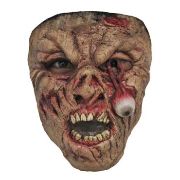 Demi Masque Latex Zombie Œil tombant Demi Masque Latex Zombie Œil tombant