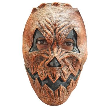 Demi Masque Latex Citrouille Effrayante Demi Masque Latex Citrouille Effrayante