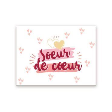 Magnet sœur de cœur | jourdefete.com