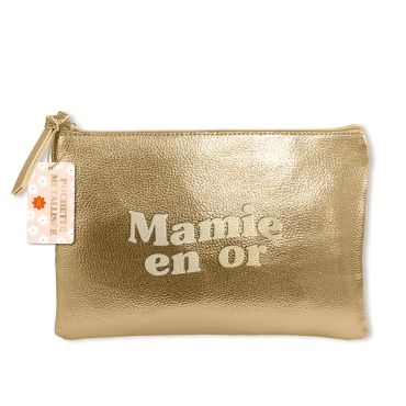 Pochette métallisée dorée "Mamie en Or" pour une mamie précieuse | jourdefete.com Pochette métallisée dorée "Mamie en Or" pour une mamie précieuse | jourdefete.com