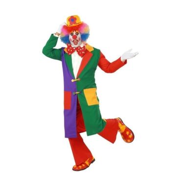 Manteau de Clown Coloré Adulte - Taille au Choix Manteau de Clown Coloré Adulte - Taille au Choix