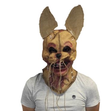 Un terrifiant masque d'épouvantail de lapin pour Halloween | jourdefete.com Un terrifiant masque d'épouvantail de lapin pour Halloween | jourdefete.com