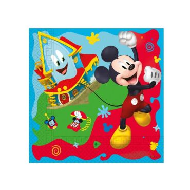 20 serviettes en papier Mickey 20 serviettes en papier Mickey