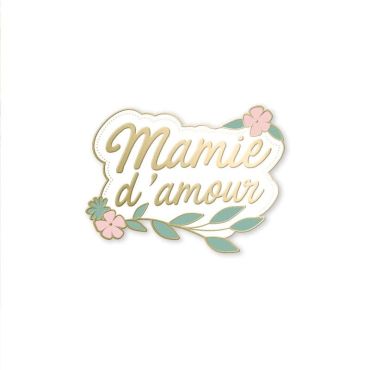 Broche - Mamie d'amour | jourdefete.com Broche - Mamie d'amour | jourdefete.com