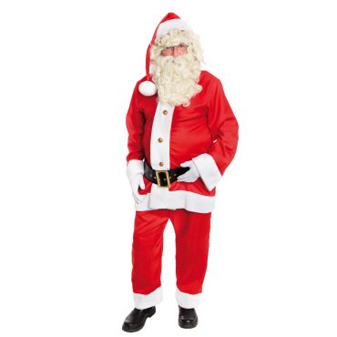 Costume de Père Noël Américain - Taille Unique Costume de Père Noël Américain - Taille Unique