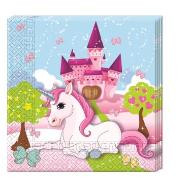 20 Serviettes Licorne 20 Serviettes Licorne