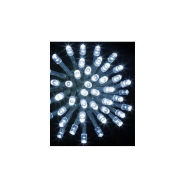 guirlande électrique lumineuse intérieur et extérieur blanc froid | jourdefete.com