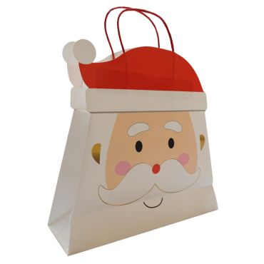 Sac cadeau Noël avec motif Père Noël enfant – 31,20 x 30,6 x 10 cm | jourdefete.com Sac cadeau Noël avec motif Père Noël enfant – 31,20 x 30,6 x 10 cm | jourdefete.com