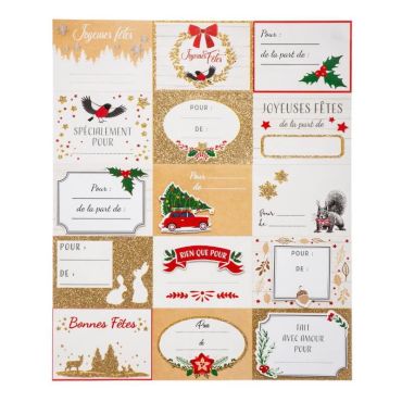 15 étiquettes autocollantes de noël collection pop | jourdefete.com 15 étiquettes autocollantes de noël collection pop | jourdefete.com