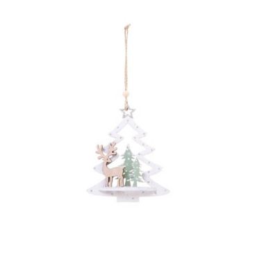 suspension de noël sapin avec paysage 3D | jourdefete.com suspension de noël sapin avec paysage 3D | jourdefete.com