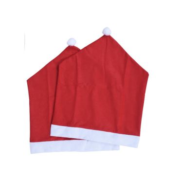 2 housses de chaises bonnet du pere noel | jourdefete.com 2 housses de chaises bonnet du pere noel | jourdefete.com