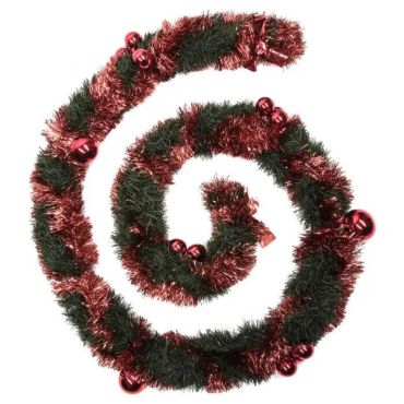 guirlande rouge 2,7 m | jourdefete.com guirlande rouge 2,7 m | jourdefete.com