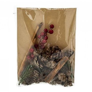 mix de pommes de pin baies rouges et bâtons de cannelle | jourdefete.com mix de pommes de pin baies rouges et bâtons de cannelle | jourdefete.com