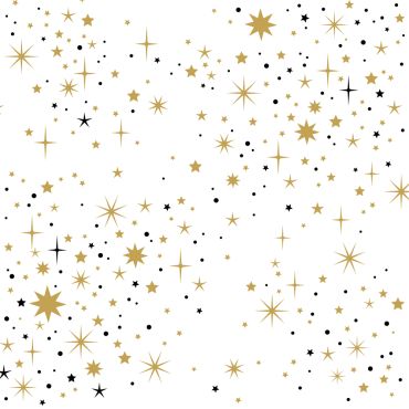 Serviettes de Noël décorées d’étoiles dorées et noires 33x33 cm | jourdefete.com Serviettes de Noël décorées d’étoiles dorées et noires 33x33 cm | jourdefete.com