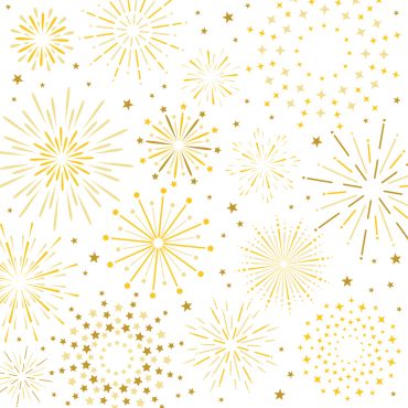 Serviettes cocktail Noël blanches avec feux d’artifice dorés | jourdefete.com Serviettes cocktail Noël blanches avec feux d’artifice dorés | jourdefete.com