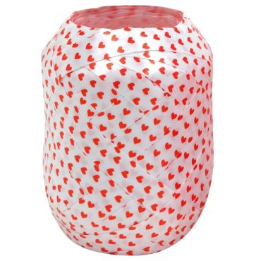 Bolduc métallisé rouge avec motifs cœurs pour des cadeaux romantiques | jourdefete.com Bolduc métallisé rouge avec motifs cœurs pour des cadeaux romantiques | jourdefete.com