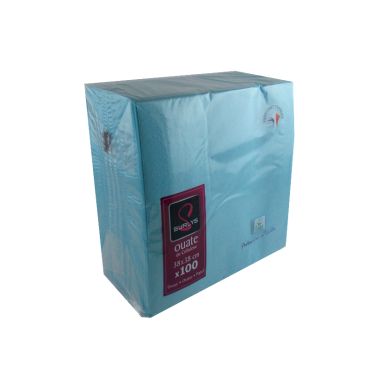 100 Serviettes Ouate de Cellulose Bleu Caraïbes 100 Serviettes Ouate de Cellulose Bleu Caraïbes