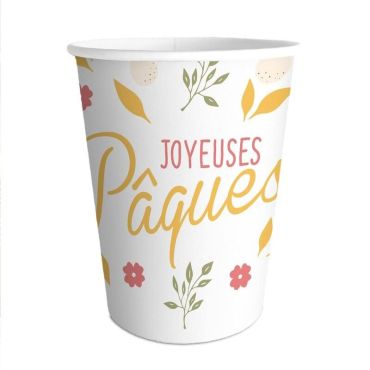 Pack de 6 gobelets - Joyeuses Pâques | jourdefete.com Pack de 6 gobelets - Joyeuses Pâques | jourdefete.com