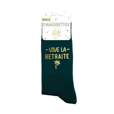 Une paire de chaussettes à offrir lors du départ à la retraite d'un proche | jourdefete.com Une paire de chaussettes à offrir lors du départ à la retraite d'un proche | jourdefete.com