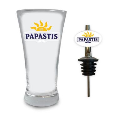 Coffret cadeau verre à pastis le papastis Coffret cadeau verre à pastis le papastis