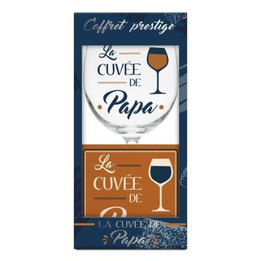 Un coffret contenant un joli verre à vin pour l'apéro de votre papa | jourdefete.com Un coffret contenant un joli verre à vin pour l'apéro de votre papa | jourdefete.com