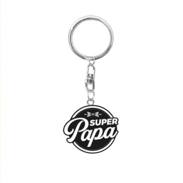 Porte-Clés Métal - Super Papa Porte-Clés Métal - Super Papa