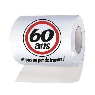 papier toilette humoristique 60 ans