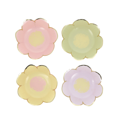Bols en papier en forme de fleurs pour une table de Pâques raffinée | jourdefete.com Bols en papier en forme de fleurs pour une table de Pâques raffinée | jourdefete.com