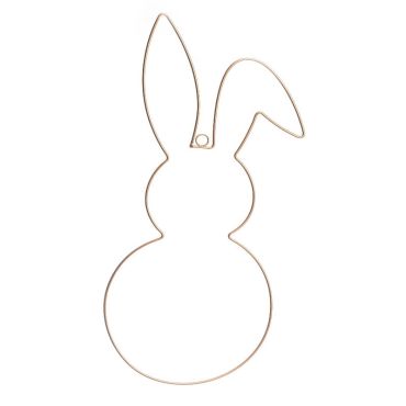 lapin en métal doré à suspendre de 59 cm | jourdefete.com lapin en métal doré à suspendre de 59 cm | jourdefete.com