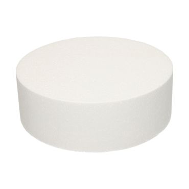 Cake Dummy en polystyrène rond 20 x 7 cm pour cake design et décoration | jourdefete.com Cake Dummy en polystyrène rond 20 x 7 cm pour cake design et décoration | jourdefete.com
