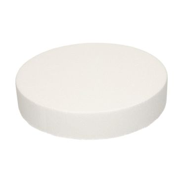 Cake Dummy rond 25 x 5 cm en polystyrène, idéal pour gâteaux décoratifs et vitrines | jourdefete.com Cake Dummy rond 25 x 5 cm en polystyrène, idéal pour gâteaux décoratifs et vitrines | jourdefete.com